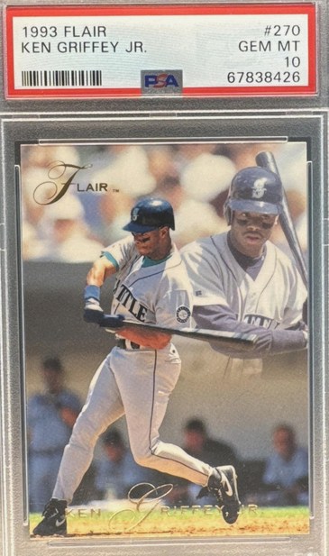 1993 Flair Ken Griffey Jr. #270 card, assumed PSA 10