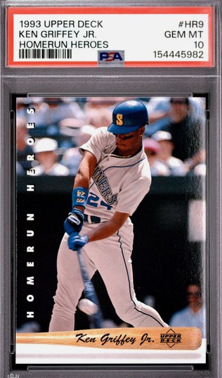 1993 Upper Deck Homerun Heroes #HR9 Ken Griffey Jr. card, assumed PSA 10