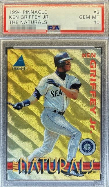 1994 Pinnacle The Naturals Ken Griffey Jr. card #3 in PSA 10 slab