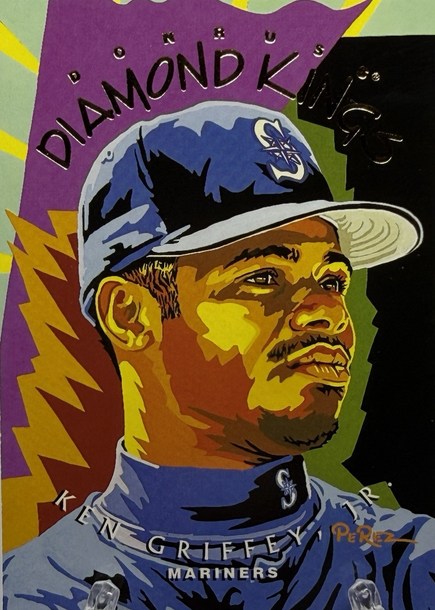 1995 Donruss Diamond Kings Ken Griffey Jr. card #DK-27