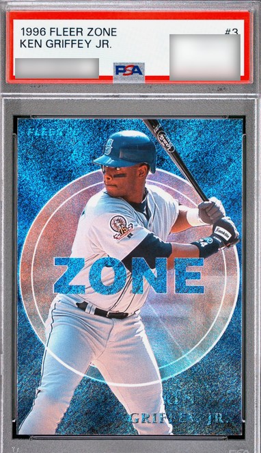 1996 Fleer Zone Ken Griffey Jr. insert card #3