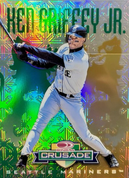 1998 Donruss Crusade Green /250 Ken Griffey Jr. card