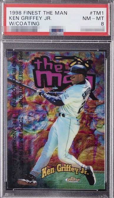 1998 Finest The Man /500 Ken Griffey Jr. card #TM1