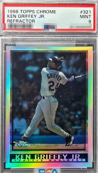 1998 Topps Chrome Refractor Ken Griffey Jr. card #321